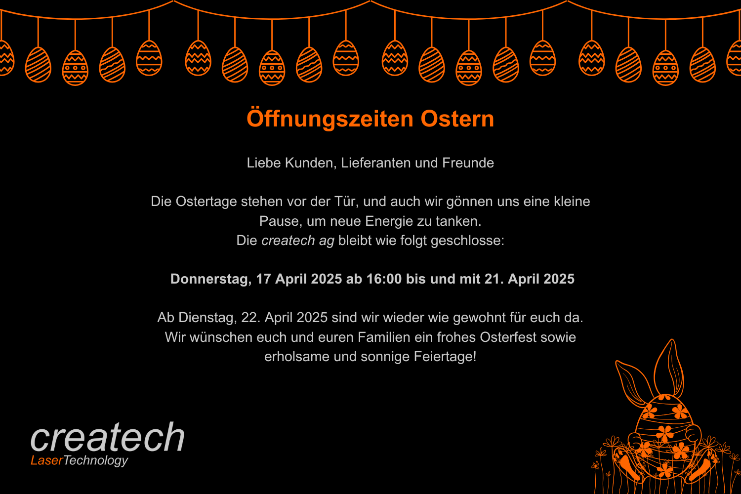 Frohe Ostern