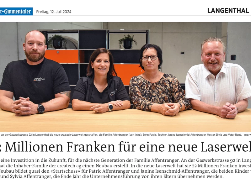 Medienbericht Unter-Emmentaler