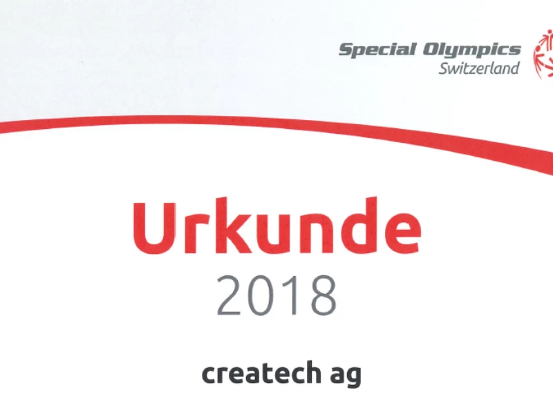 Donor Special Olympics Switzerland