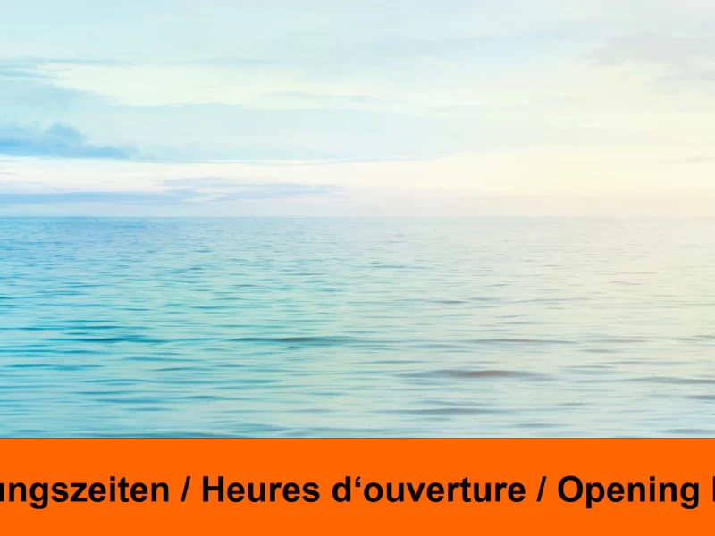 Öffnungszeiten Sommer 2021